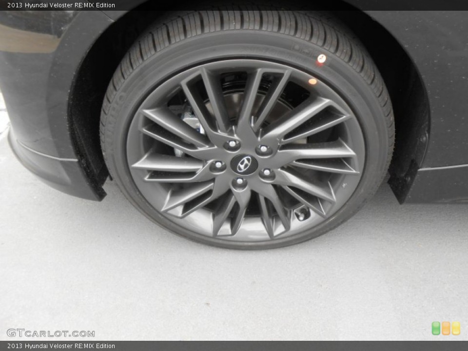 2013 Hyundai Veloster RE:MIX Edition Wheel and Tire Photo #77789612