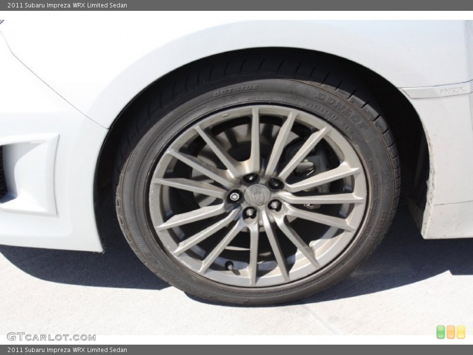 2011 Subaru Impreza WRX Limited Sedan Wheel and Tire Photo #77792386