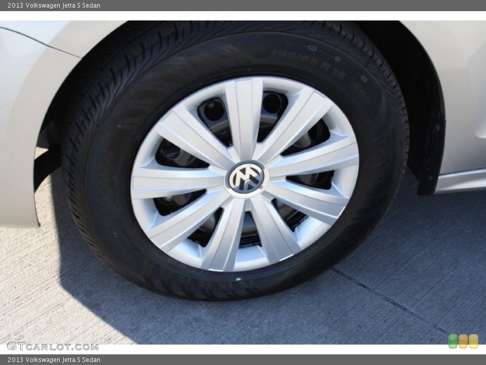 2013 Volkswagen Jetta S Sedan Wheel and Tire Photo #77796313