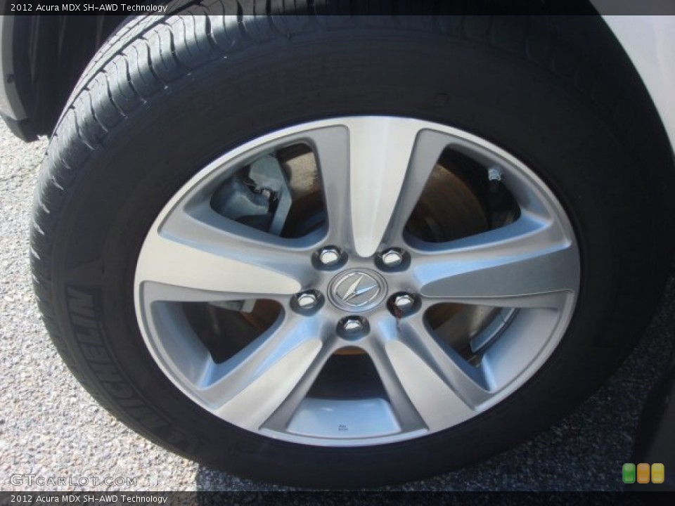 2012 Acura MDX SH-AWD Technology Wheel and Tire Photo #77798897