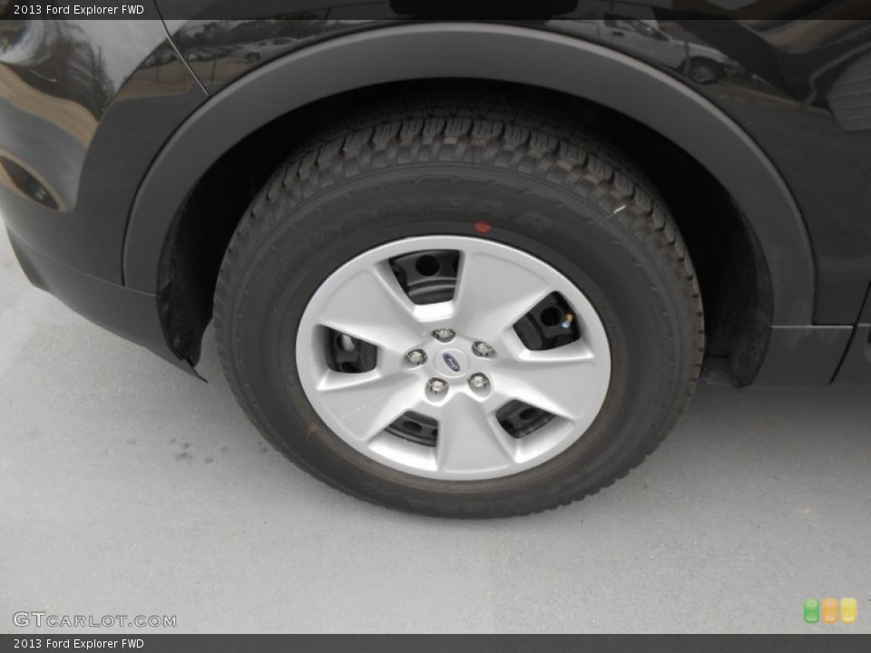 2013 Ford Explorer FWD Wheel and Tire Photo #77799513