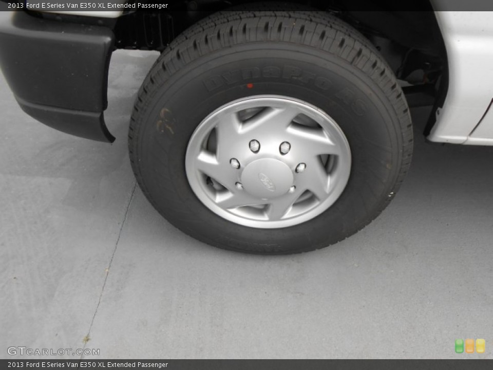 2013 Ford E Series Van E350 XL Extended Passenger Wheel and Tire Photo #77801500