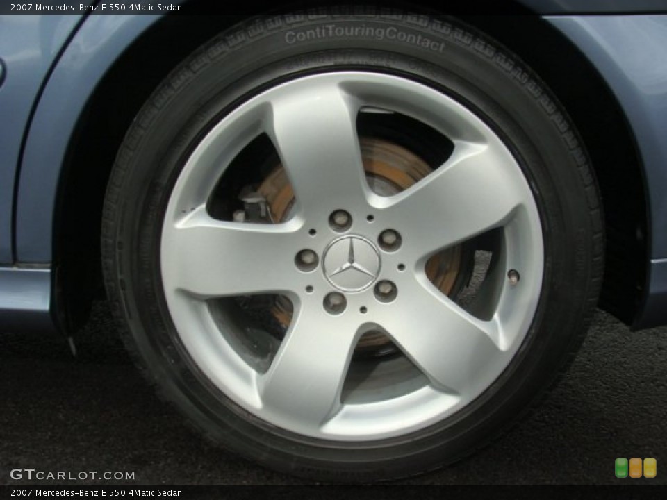 2007 Mercedes-Benz E 550 4Matic Sedan Wheel and Tire Photo #77801608