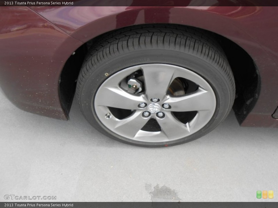 2013 Toyota Prius Persona Series Hybrid Wheel and Tire Photo #77802168
