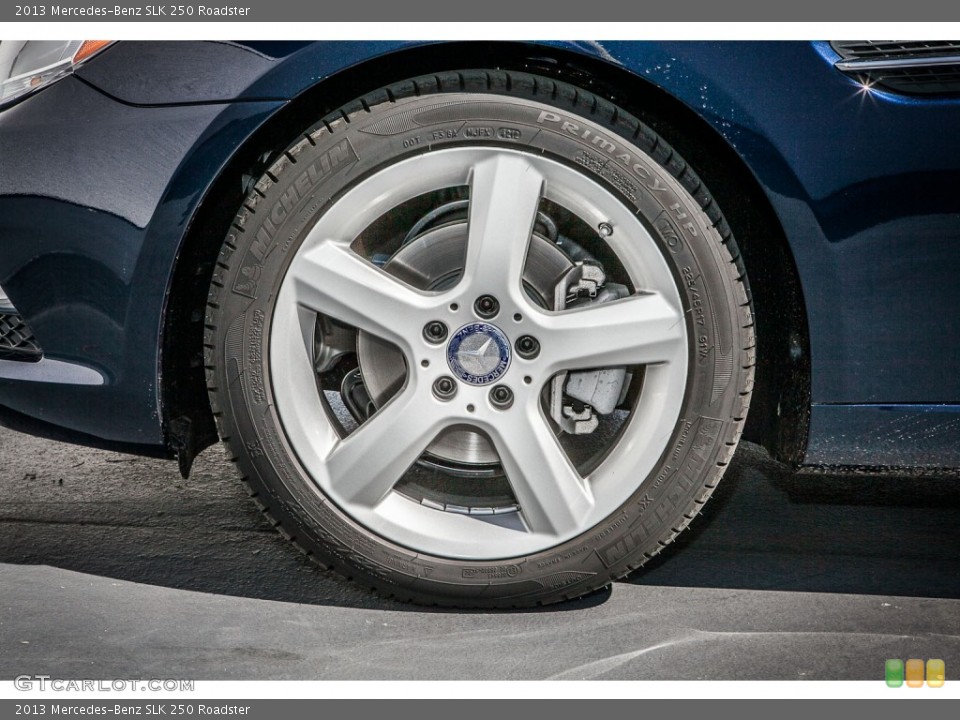 2013 Mercedes-Benz SLK 250 Roadster Wheel and Tire Photo #77802607