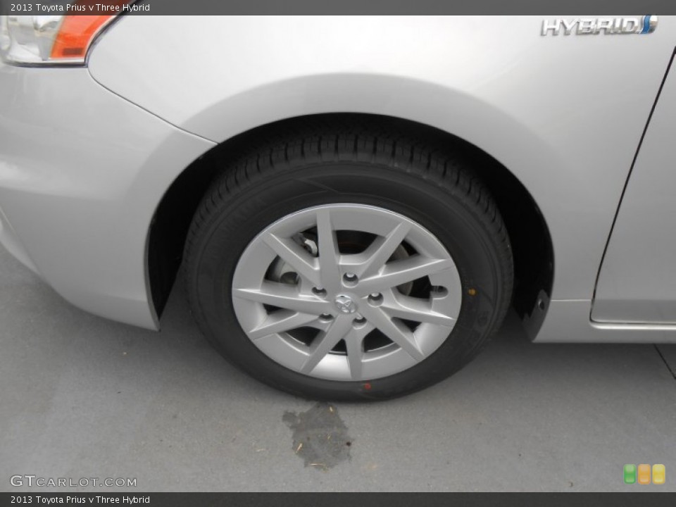2013 Toyota Prius v Three Hybrid Wheel and Tire Photo #77803280