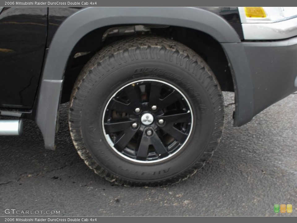 2006 Mitsubishi Raider DuroCross Double Cab 4x4 Wheel and Tire Photo #77803862
