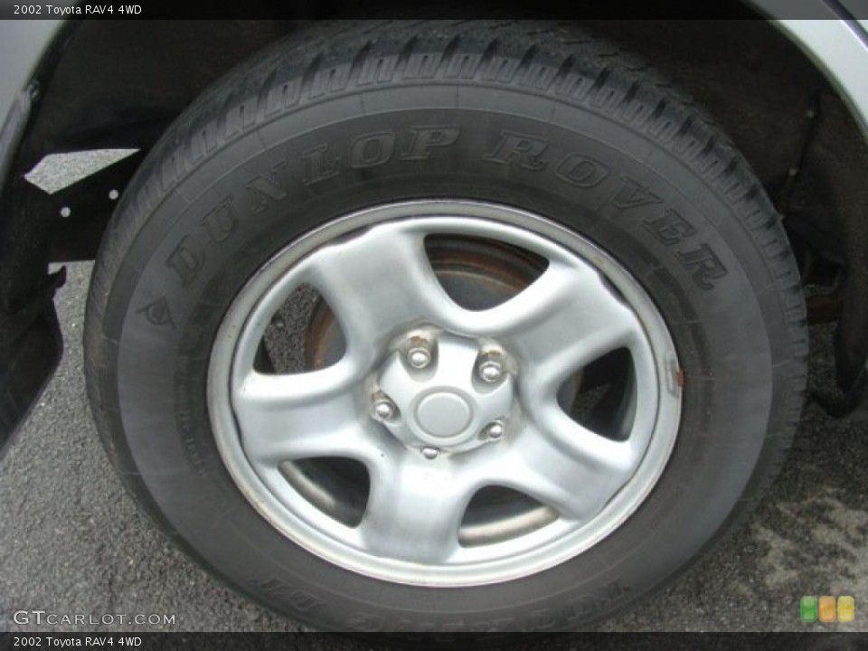 2002 Toyota RAV4 4WD Wheel and Tire Photo #77803884
