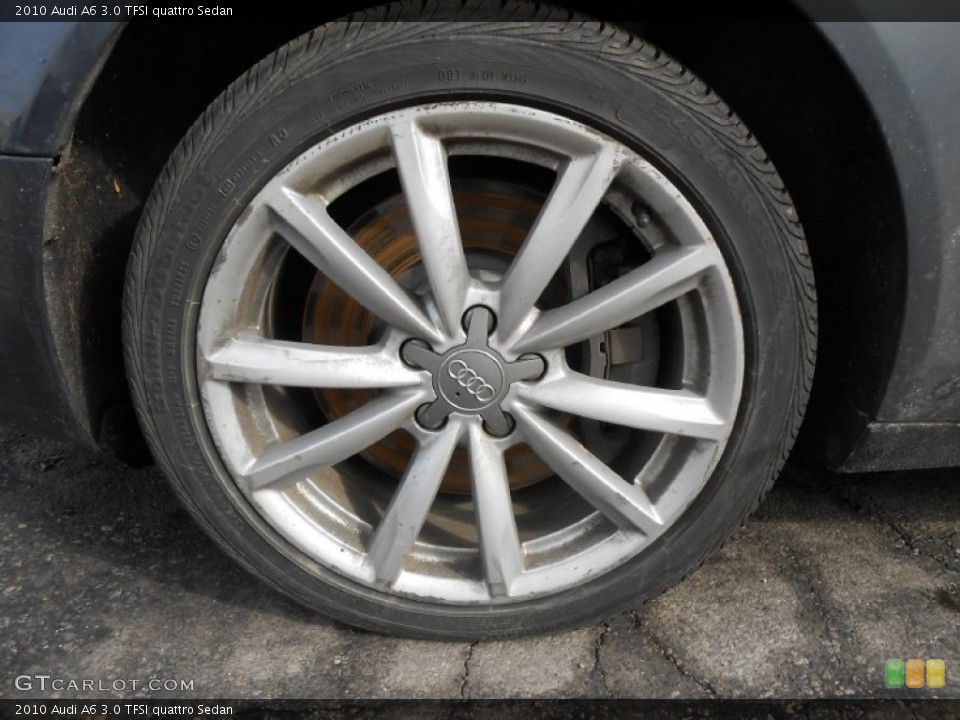 2010 Audi A6 3.0 TFSI quattro Sedan Wheel and Tire Photo #77804840