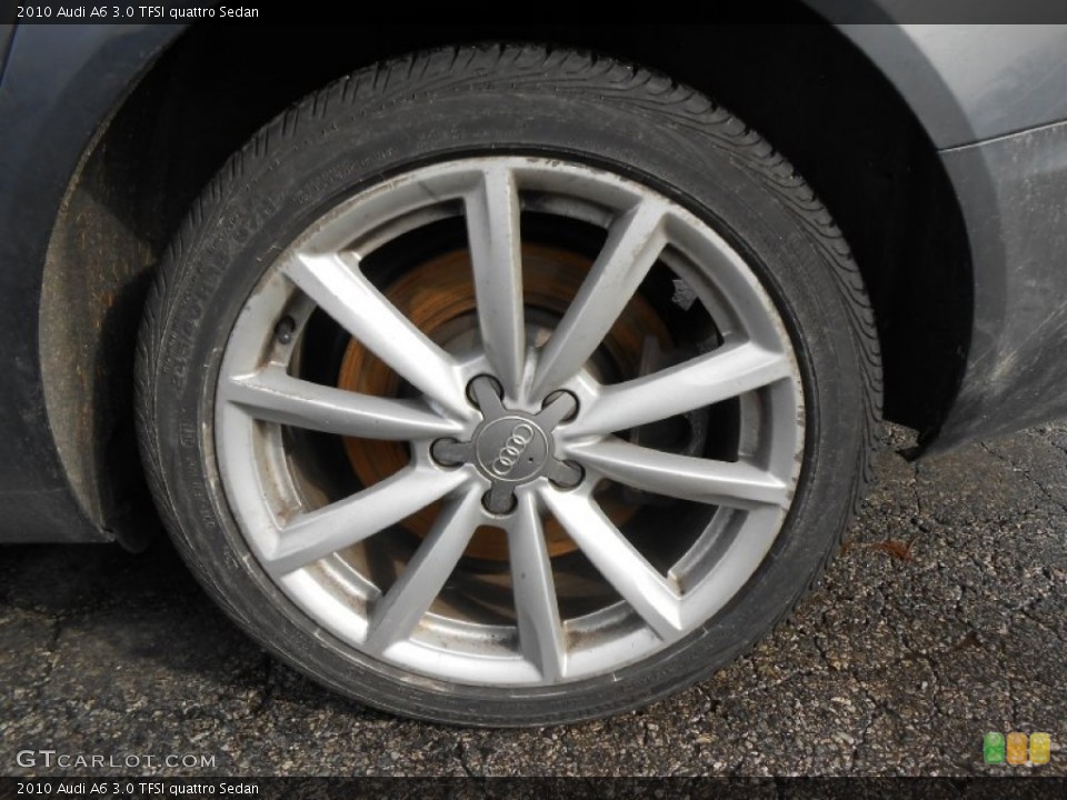 2010 Audi A6 3.0 TFSI quattro Sedan Wheel and Tire Photo #77804858