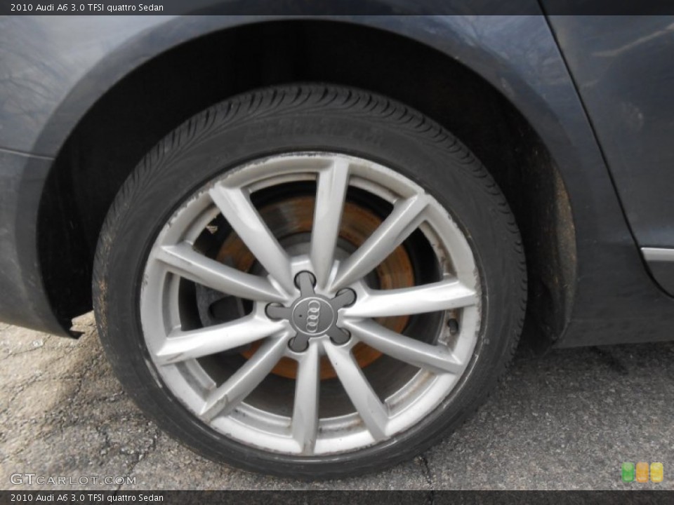 2010 Audi A6 3.0 TFSI quattro Sedan Wheel and Tire Photo #77804876