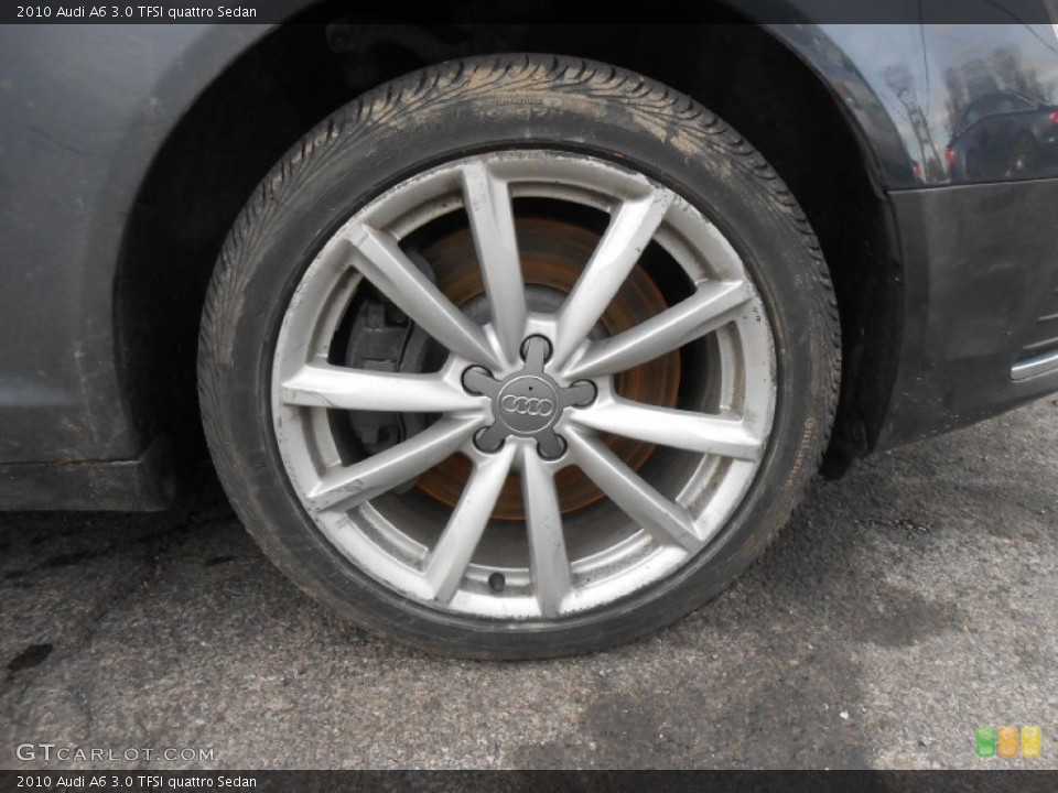 2010 Audi A6 3.0 TFSI quattro Sedan Wheel and Tire Photo #77804894