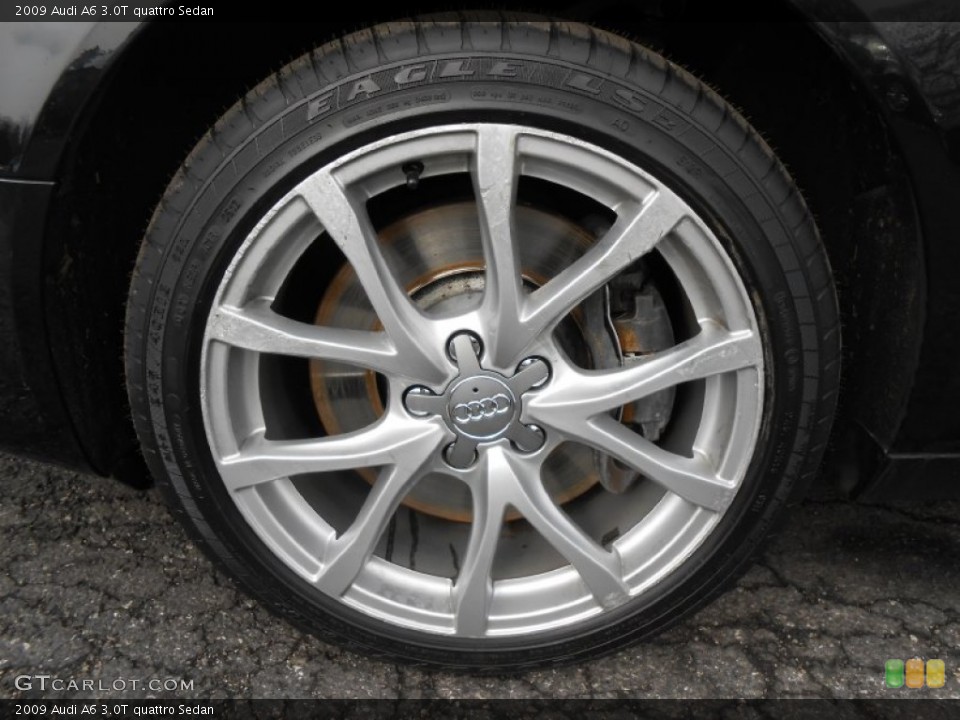 2009 Audi A6 3.0T quattro Sedan Wheel and Tire Photo #77806657