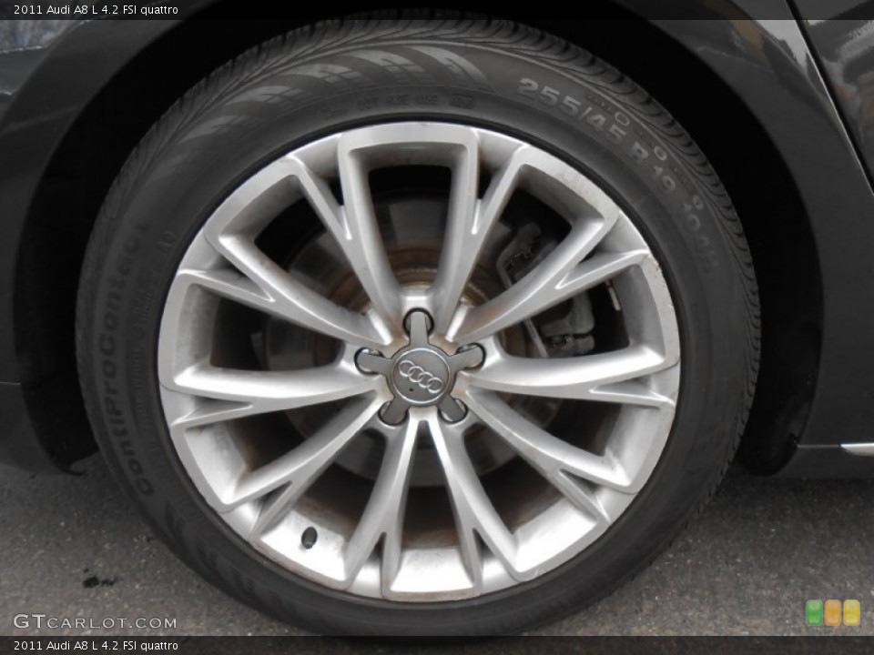 2011 Audi A8 L 4.2 FSI quattro Wheel and Tire Photo #77807258