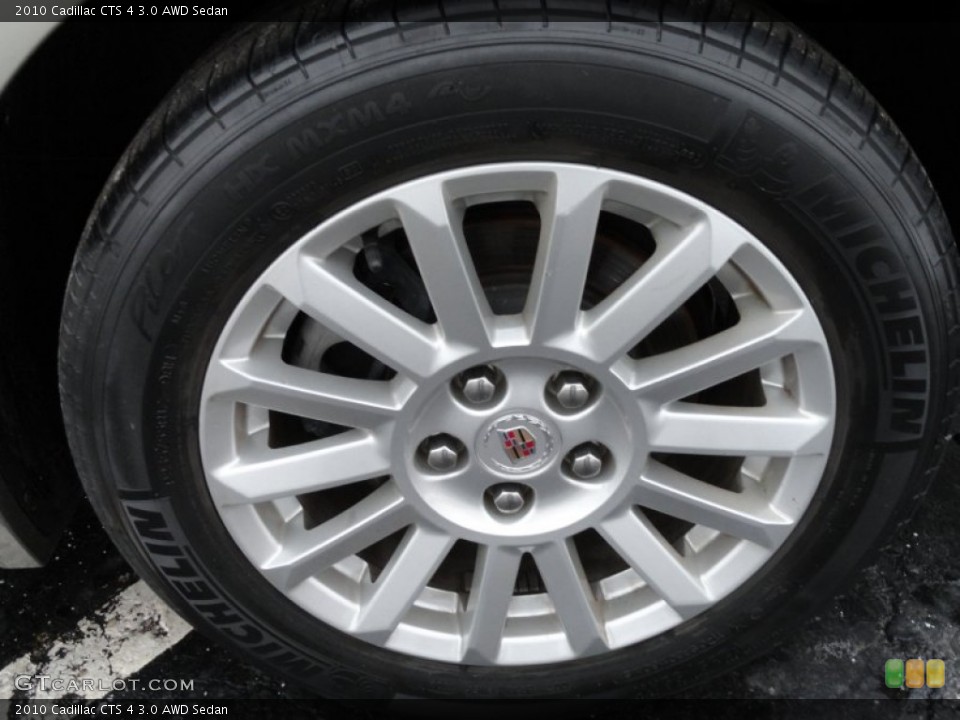 2010 Cadillac CTS 4 3.0 AWD Sedan Wheel and Tire Photo #77808101