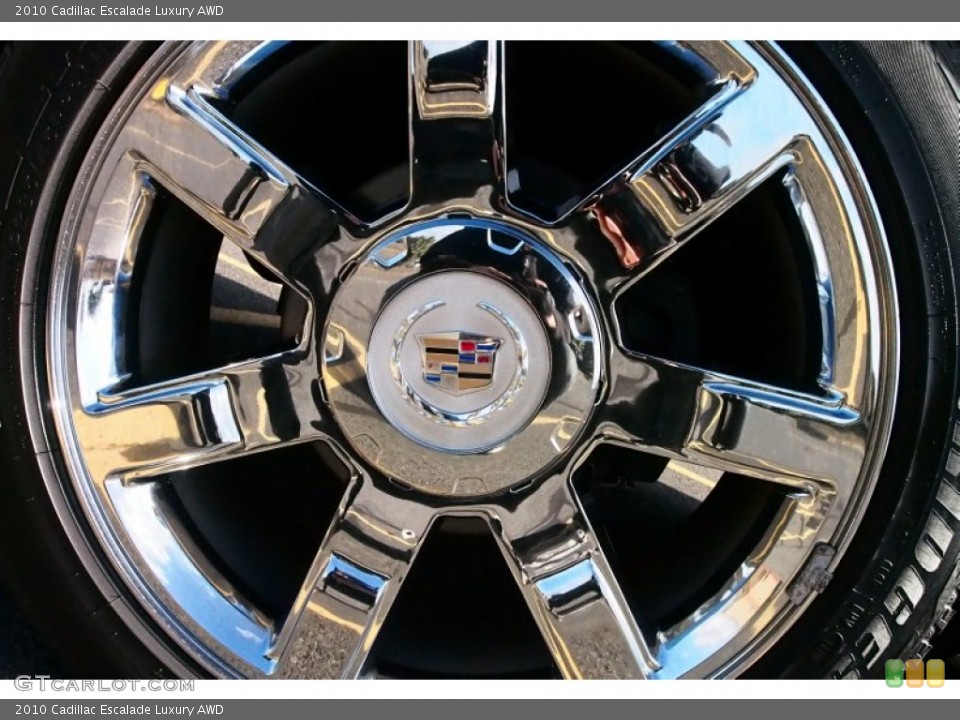 2010 Cadillac Escalade Luxury AWD Wheel and Tire Photo #77810153