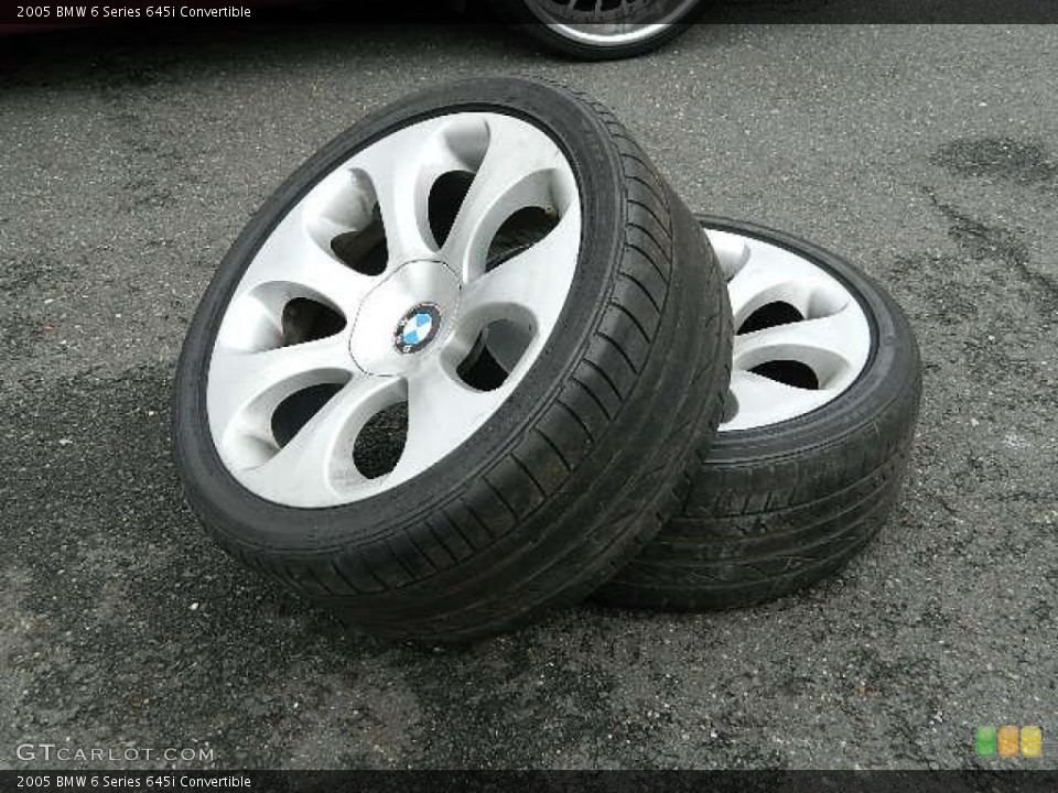 2005 BMW 6 Series 645i Convertible Wheel and Tire Photo #77811345