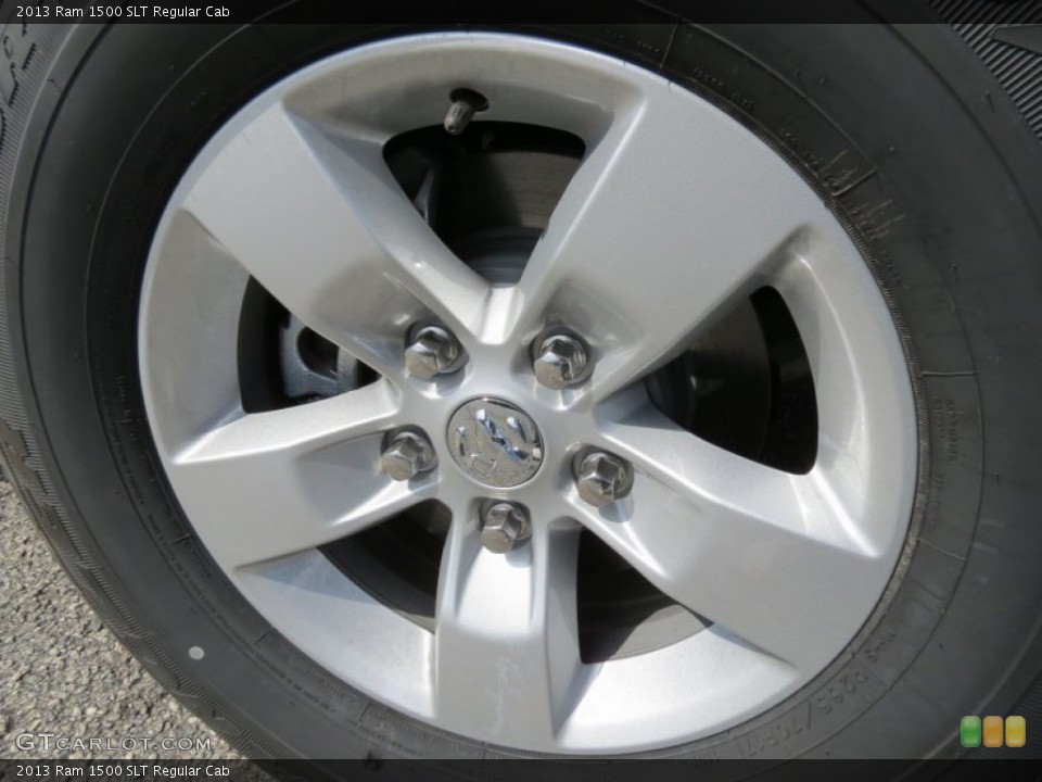 2013 Ram 1500 SLT Regular Cab Wheel and Tire Photo #77815712
