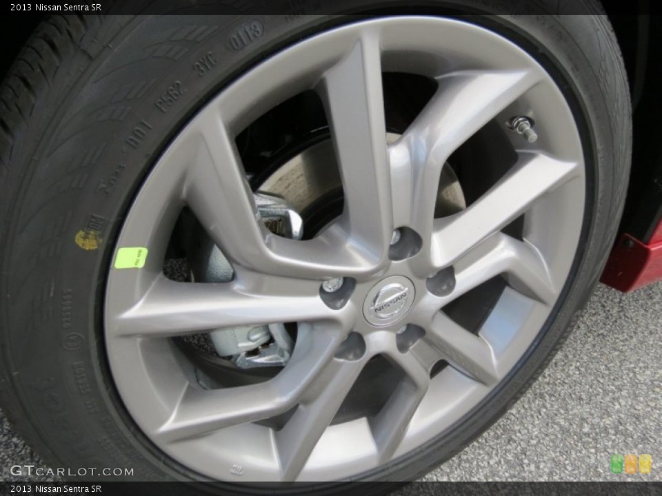 2013 Nissan Sentra SR Wheel and Tire Photo #77815796