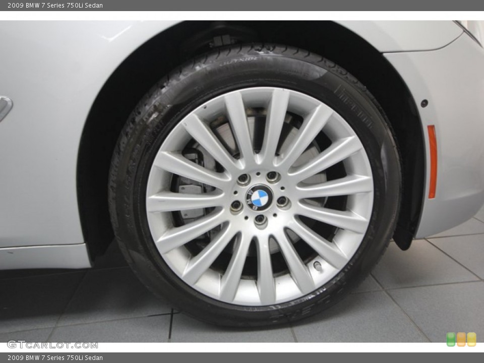 2009 BMW 7 Series 750Li Sedan Wheel and Tire Photo #77816486