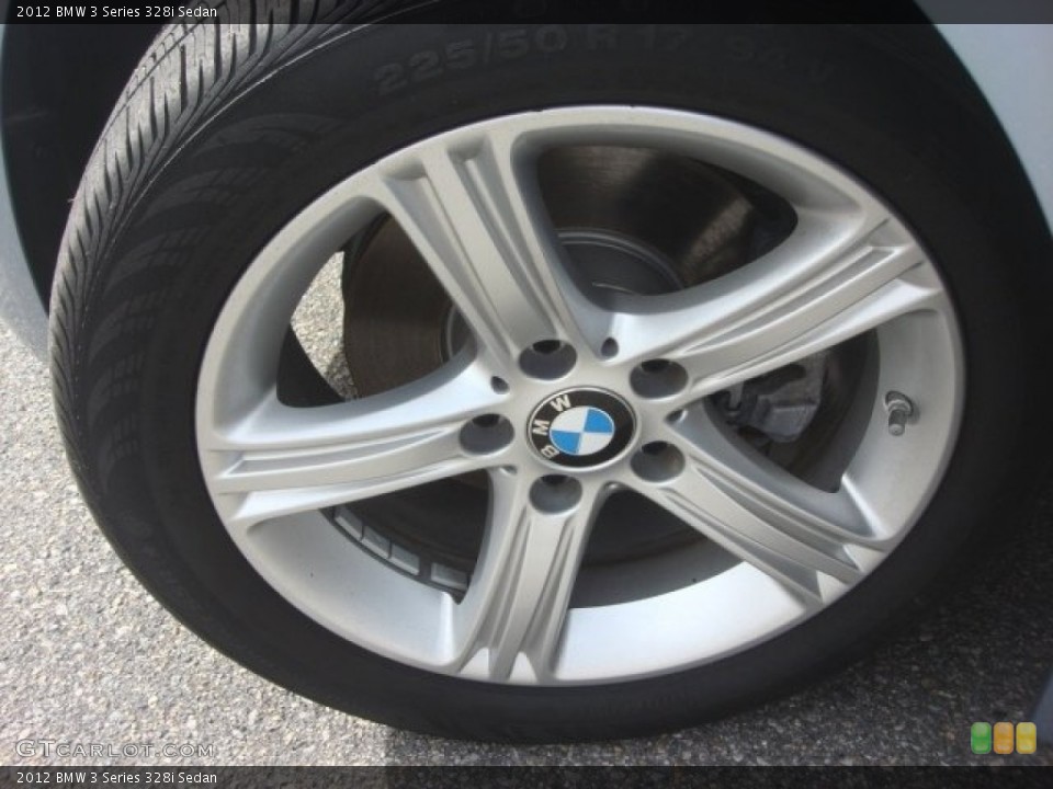 2012 BMW 3 Series 328i Sedan Wheel and Tire Photo #77820775