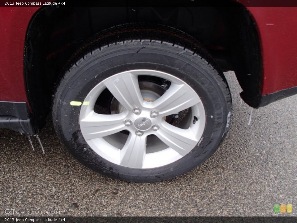 2013 Jeep Compass Latitude 4x4 Wheel and Tire Photo #77821344