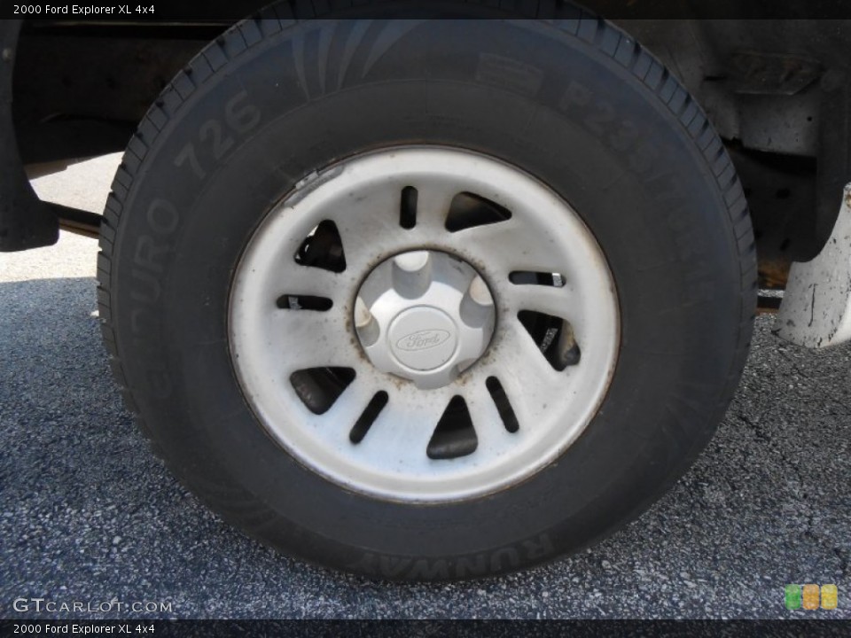 2000 Ford Explorer XL 4x4 Wheel and Tire Photo #77824125