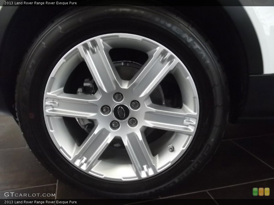 2013 Land Rover Range Rover Evoque Pure Wheel and Tire Photo #77825414