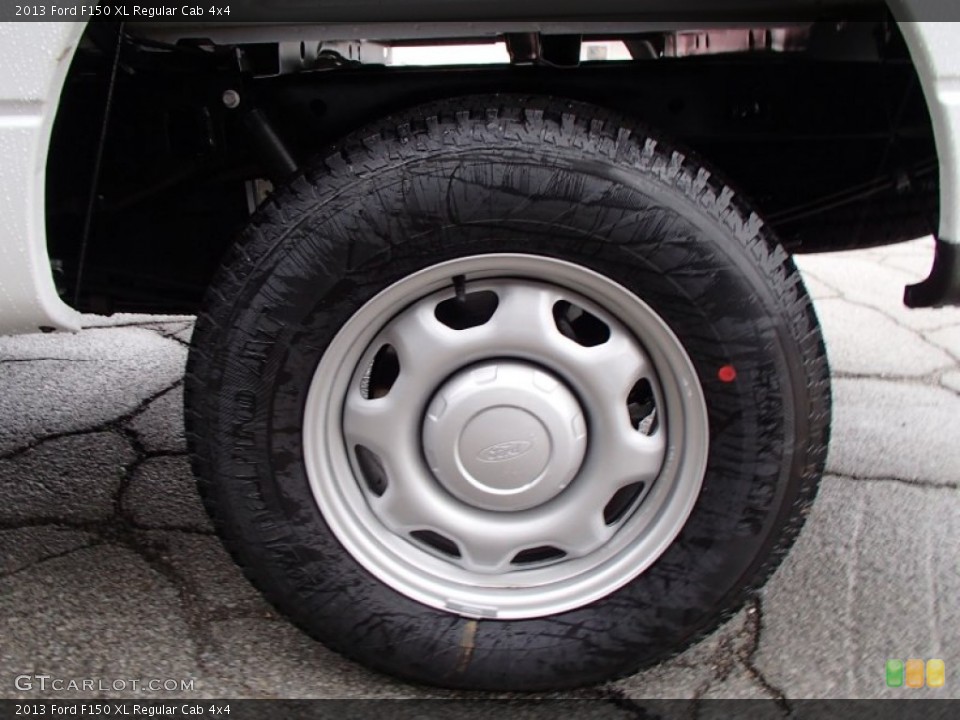 2013 Ford F150 XL Regular Cab 4x4 Wheel and Tire Photo #77825920
