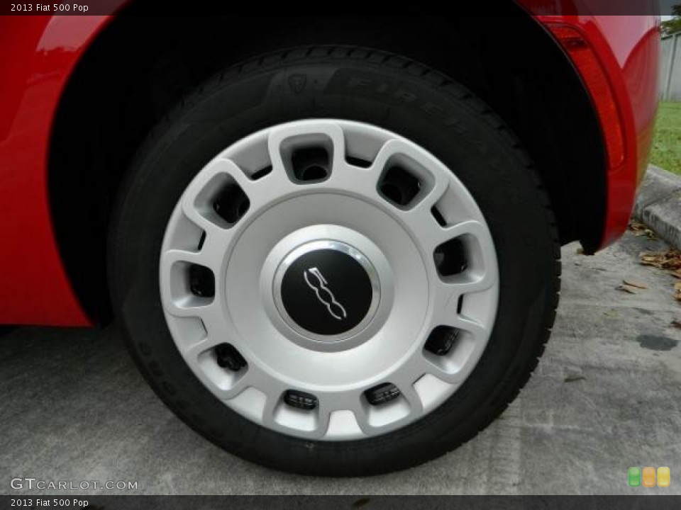 2013 Fiat 500 Pop Wheel and Tire Photo #77826414