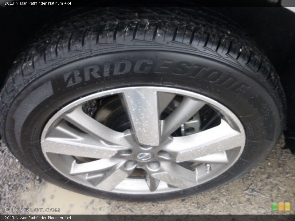 2013 Nissan Pathfinder Platinum 4x4 Wheel and Tire Photo #77827709