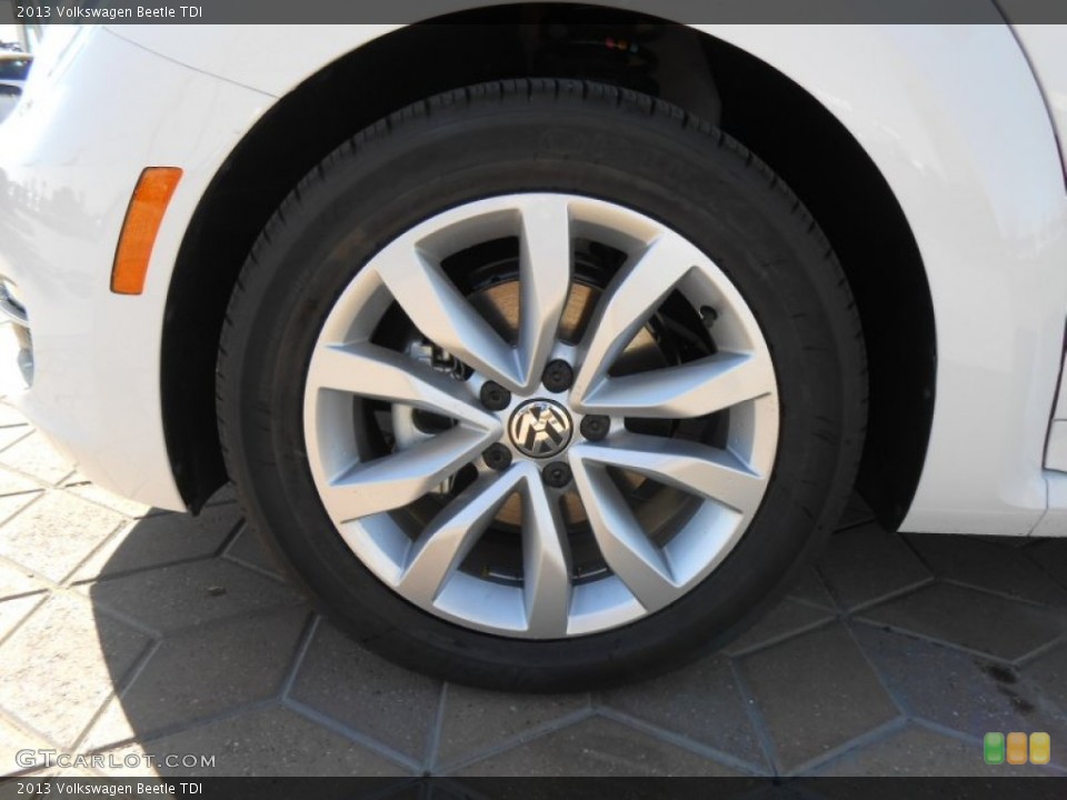 2013 Volkswagen Beetle TDI Wheel and Tire Photo #77828562