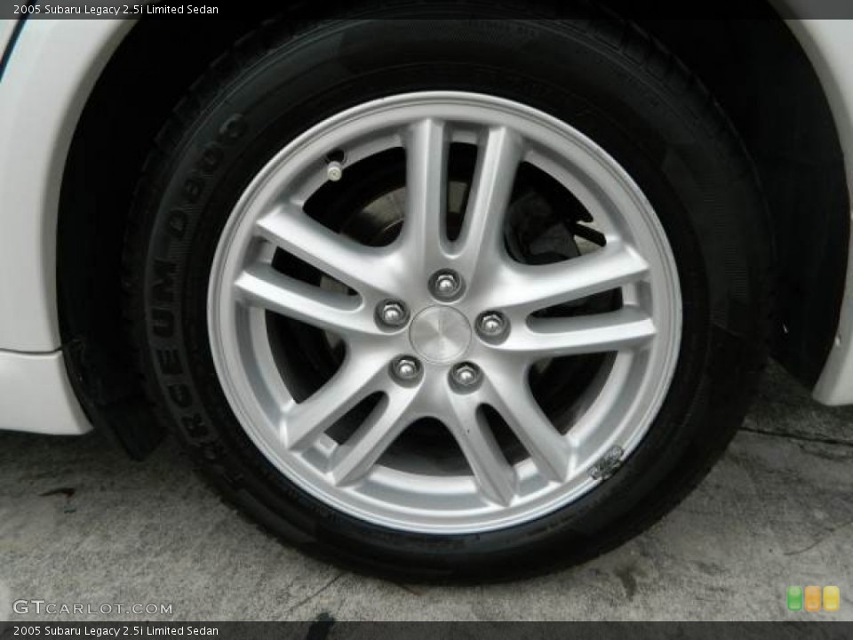 2005 Subaru Legacy 2.5i Limited Sedan Wheel and Tire Photo #77829028