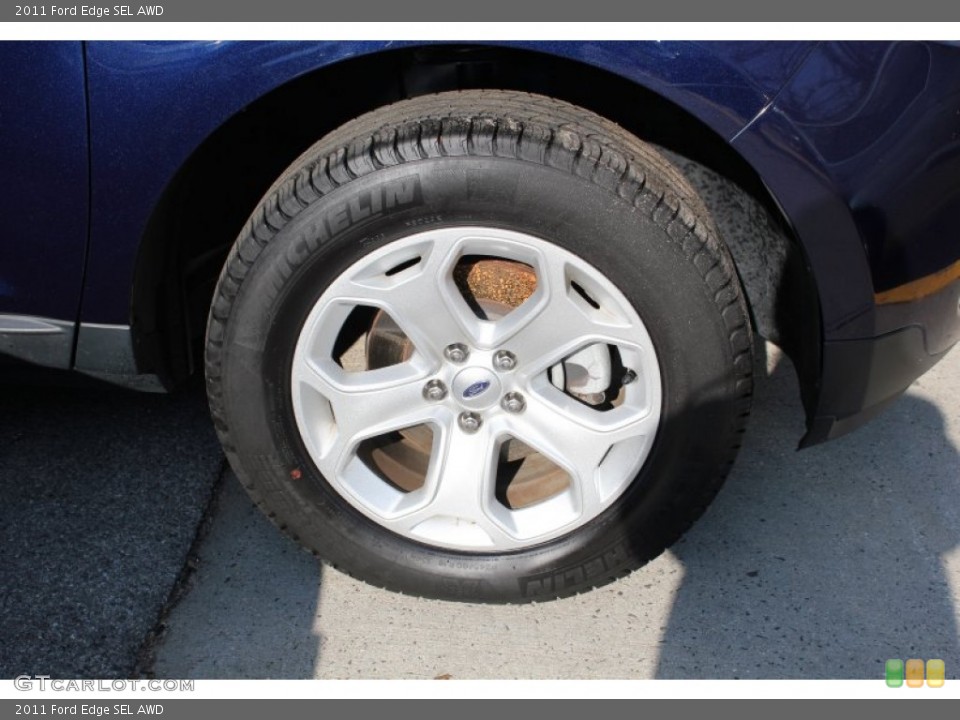2011 Ford Edge SEL AWD Wheel and Tire Photo #77829357