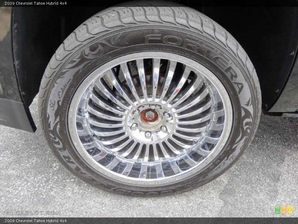 2009 Chevrolet Tahoe Custom Wheel and Tire Photo #77830746