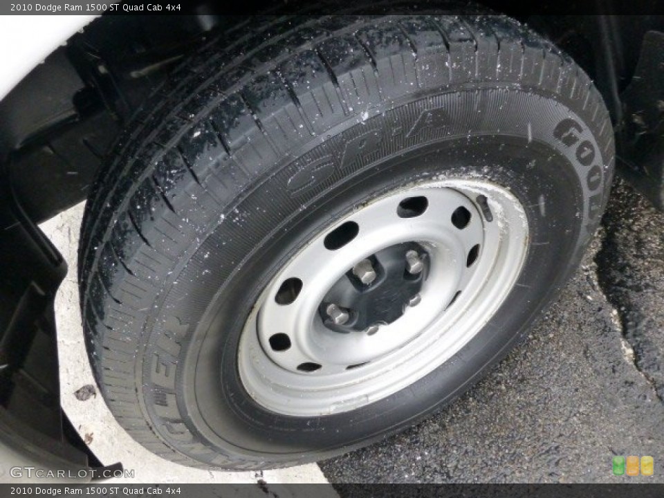 2010 Dodge Ram 1500 ST Quad Cab 4x4 Wheel and Tire Photo #77832493
