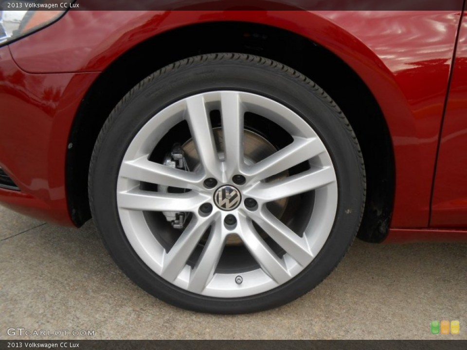 2013 Volkswagen CC Lux Wheel and Tire Photo #77832536