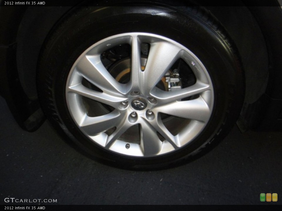2012 Infiniti FX 35 AWD Wheel and Tire Photo #77832708