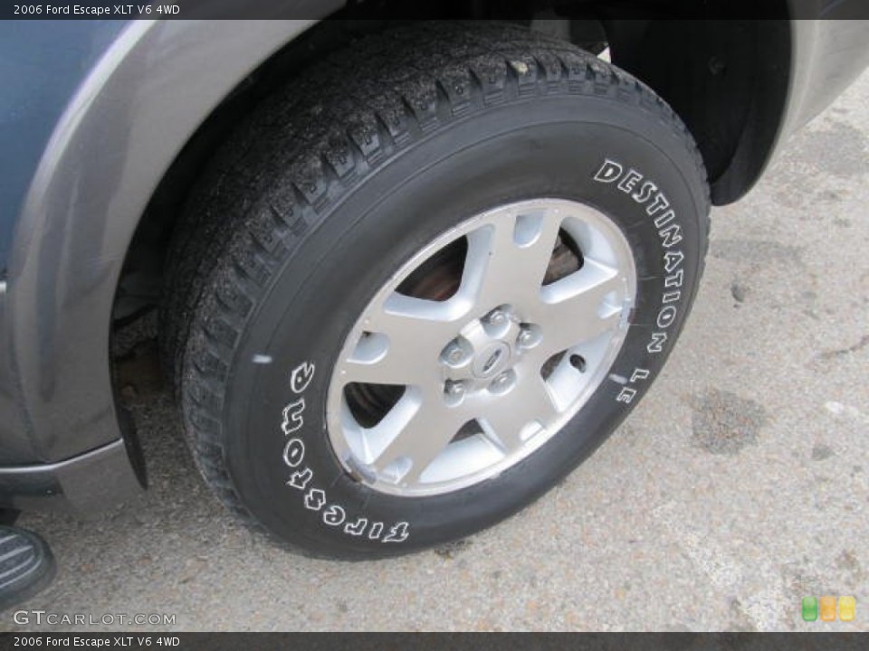 2006 Ford Escape XLT V6 4WD Wheel and Tire Photo #77837015