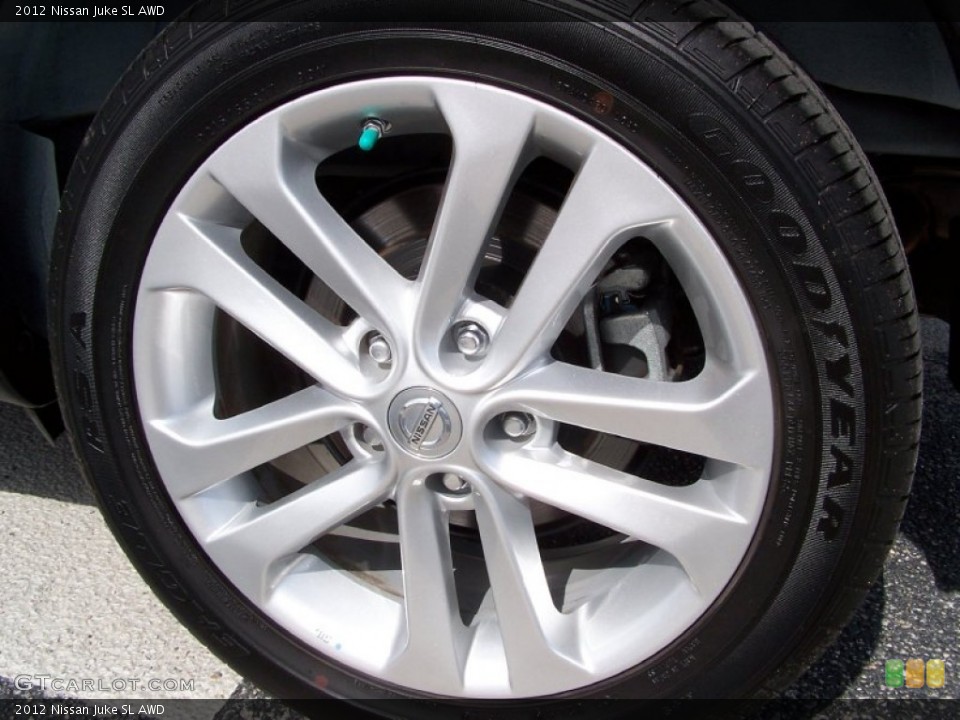 2012 Nissan Juke SL AWD Wheel and Tire Photo #77837619