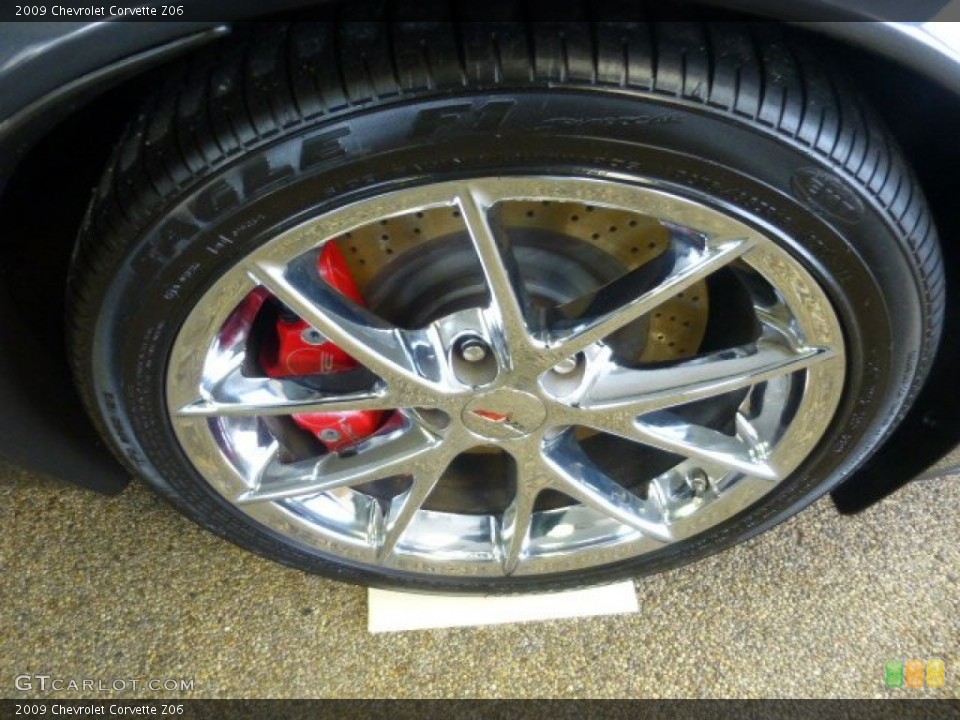 2009 Chevrolet Corvette Z06 Wheel and Tire Photo #77837904