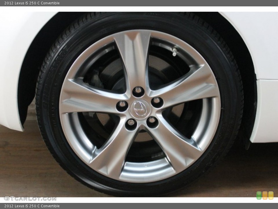 2012 Lexus IS 250 C Convertible Wheel and Tire Photo #77839761