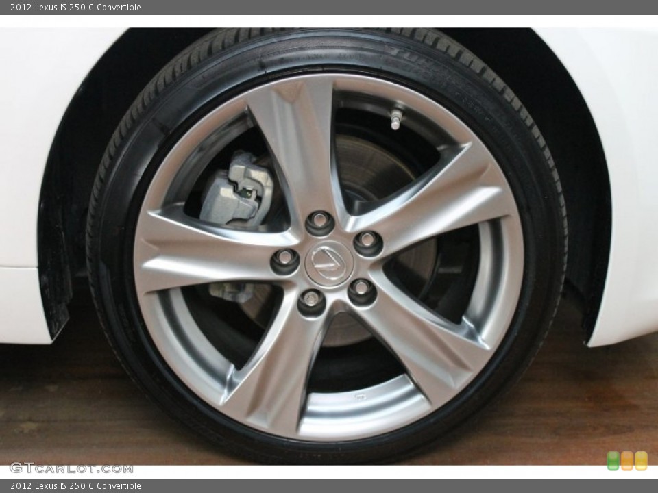 2012 Lexus IS 250 C Convertible Wheel and Tire Photo #77839780