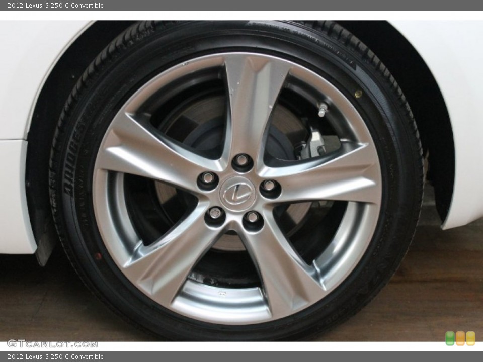 2012 Lexus IS 250 C Convertible Wheel and Tire Photo #77839803