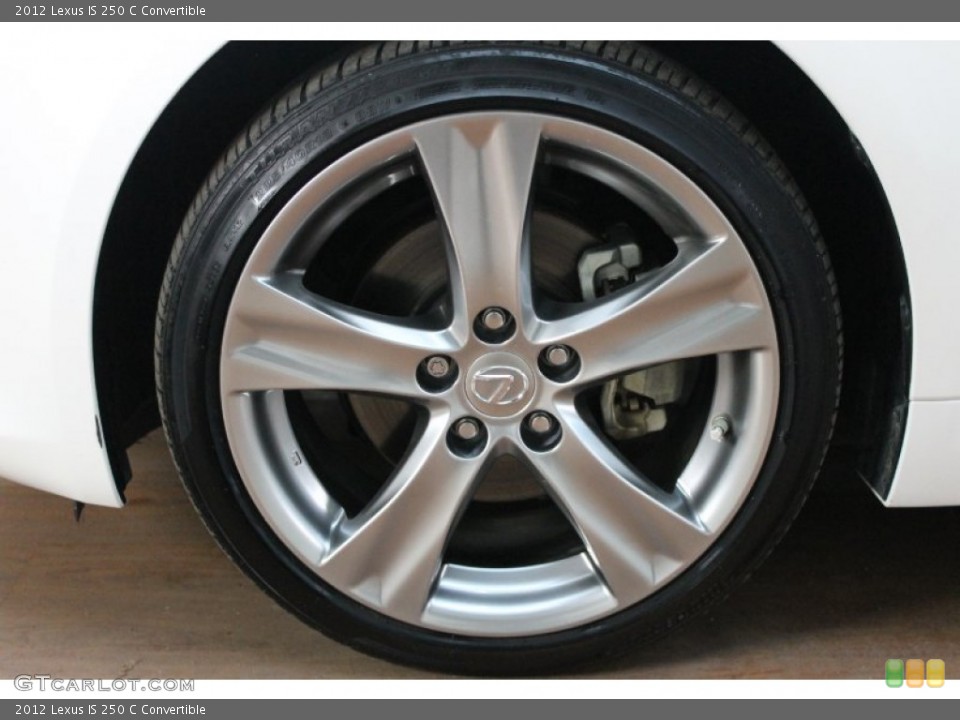 2012 Lexus IS 250 C Convertible Wheel and Tire Photo #77839814