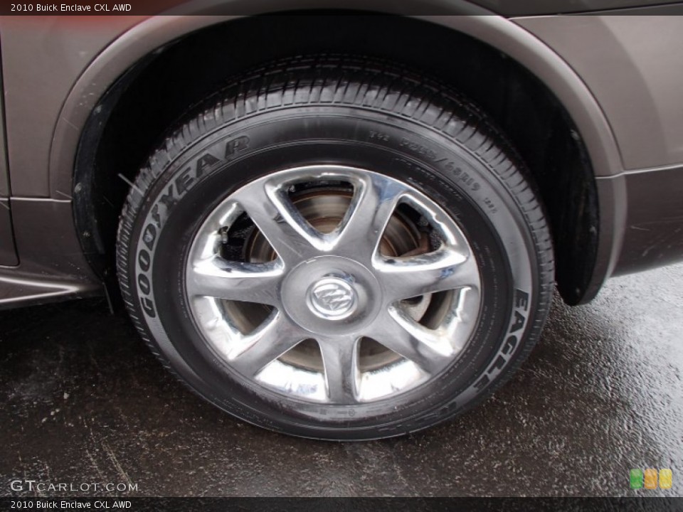 2010 Buick Enclave CXL AWD Wheel and Tire Photo #77840010
