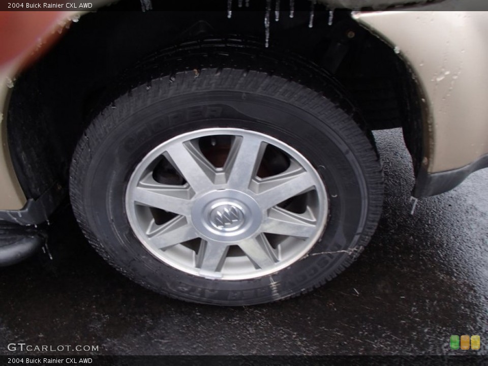 2004 Buick Rainier CXL AWD Wheel and Tire Photo #77840481
