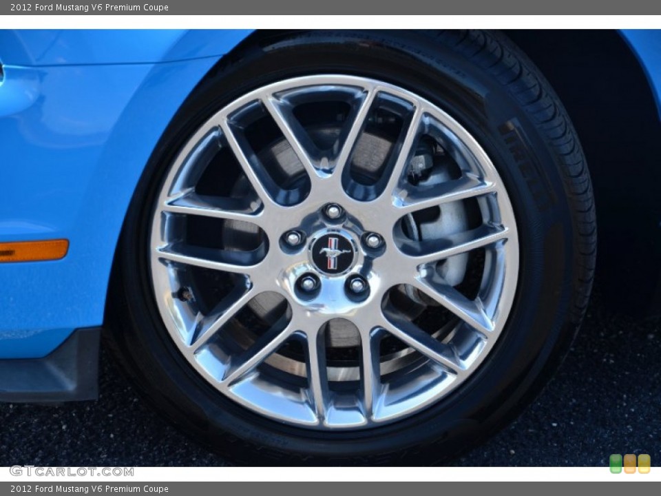 2012 Ford Mustang V6 Premium Coupe Wheel and Tire Photo #77841456