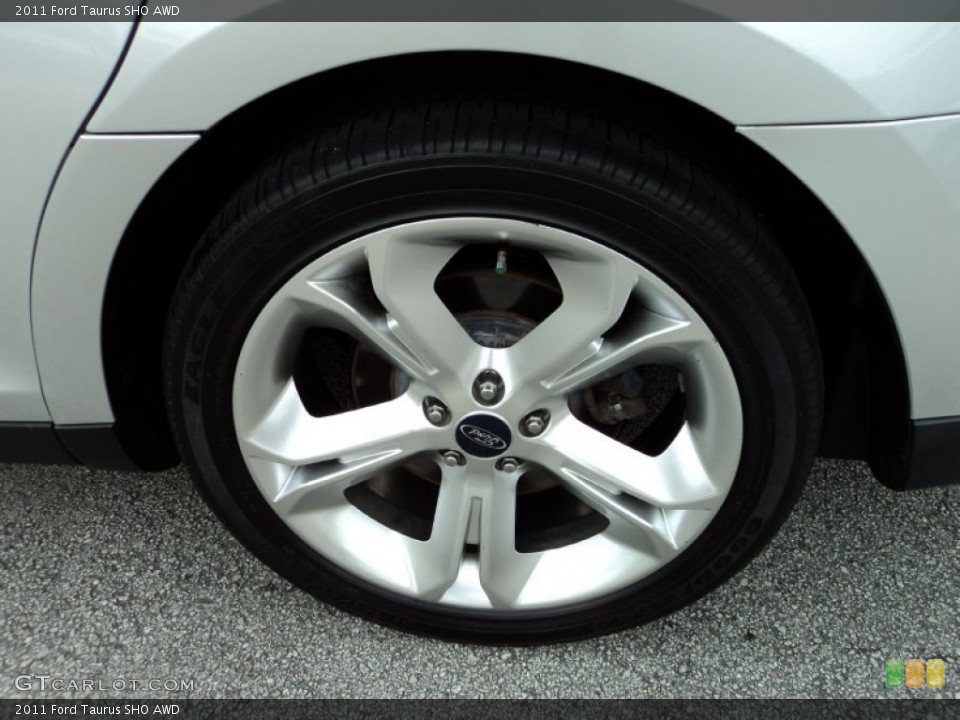 2011 Ford Taurus SHO AWD Wheel and Tire Photo #77842501