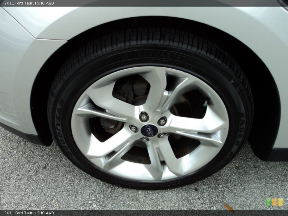 2011 Ford Taurus SHO AWD Wheel and Tire Photo #77842524